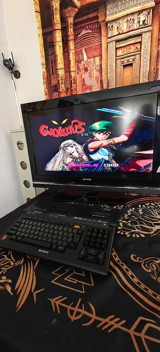 Sony HB-F1XV MSX2+ Ordenador Retro afbeelding 3