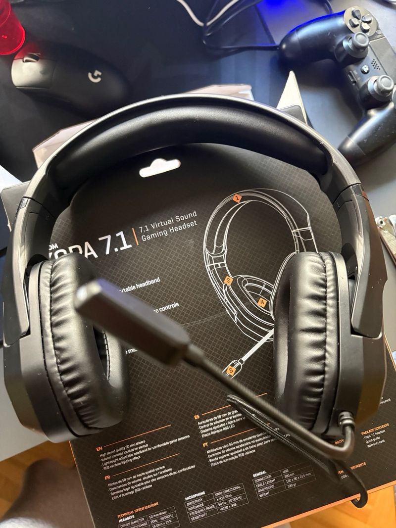 Auriculares Krom para PC y PlayStation afbeelding 2