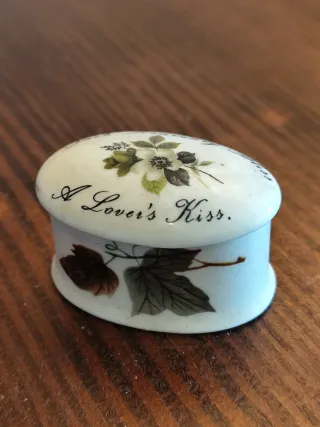 2 Cajitas Royal Adderley de porcelana inglesa