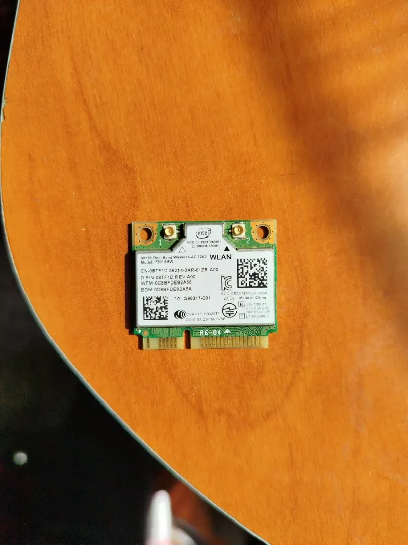 Tarjeta WiFi Intel Dual Band Wireless-AC 7260