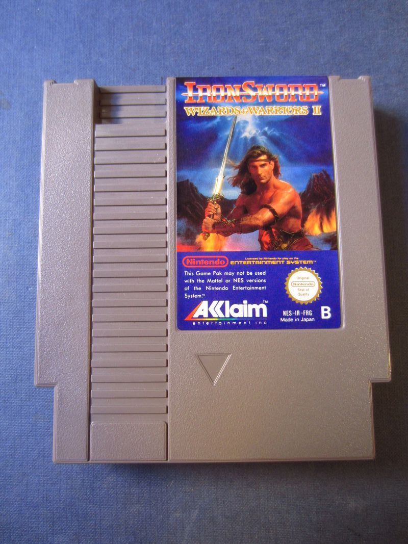 Iron Sword Wizards Warriors II NES afbeelding 2