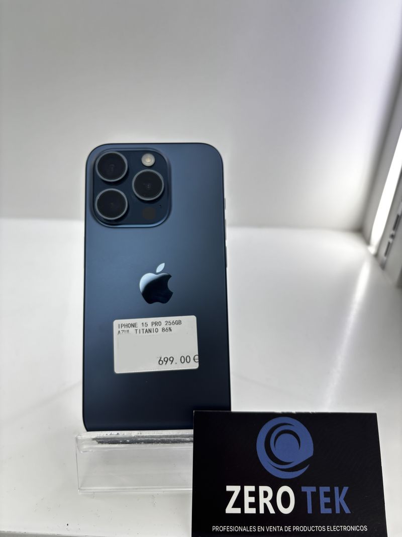 IPHONE 15 PRO 256GB AZUL TITANIO