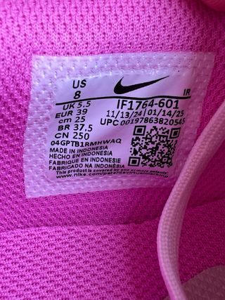 Zapatillas Nike Cortez Rosa Talla 39