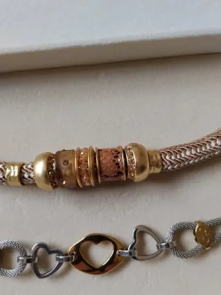 Pulseras Acero Mujer Oro y Plata