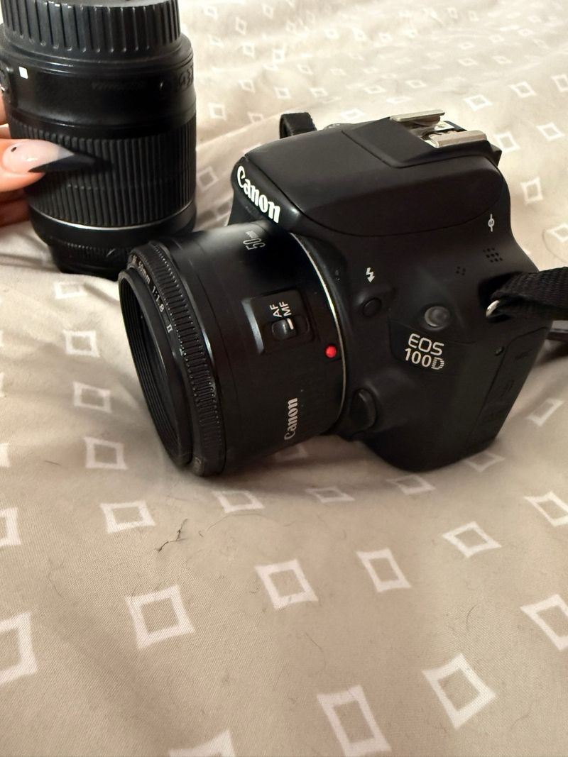 Canon EOS 100D + Lentes 18-55mm y 50mm afbeelding 2