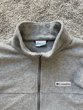 Chaqueta Columbia Fleece Cremallera Gris