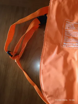 Boya natación 28L naranja