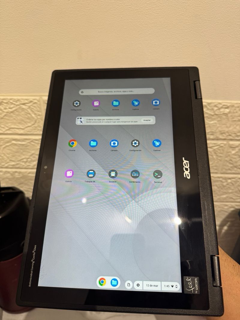 Portátil Acer Táctil Chrome Negro afbeelding 4