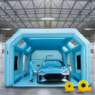 Tienda de Pintura Inflable para Autos 8.5 x 4.6 x 3 m con Sistema de Filtración y 2 Ventiladores