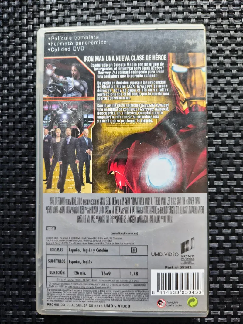 Iron Man UMD para PSP afbeelding 2
