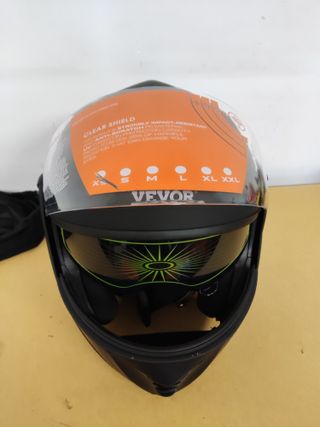 Casco Moto VEVOR Negro Integral