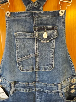 Pantalón peto vaquero azul