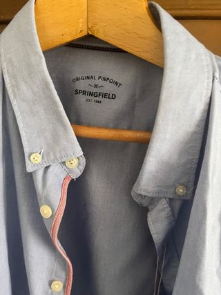 Camisa azul hombre XXL Springfield