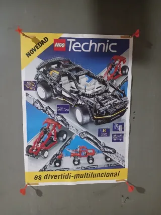 Póster Lego System Piratas Años 90