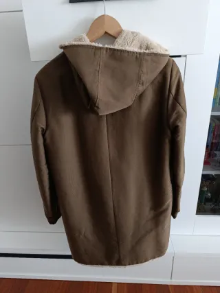 Abrigo Mango impermeable talla S