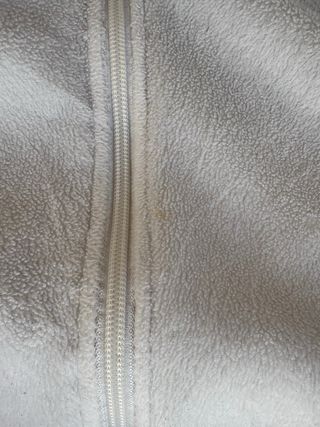 Columbia Fleece Cremallera Completa Blanco Crema