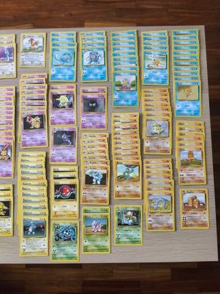Lote 600 Cartas Pokémon Base, Jungla, Fósil