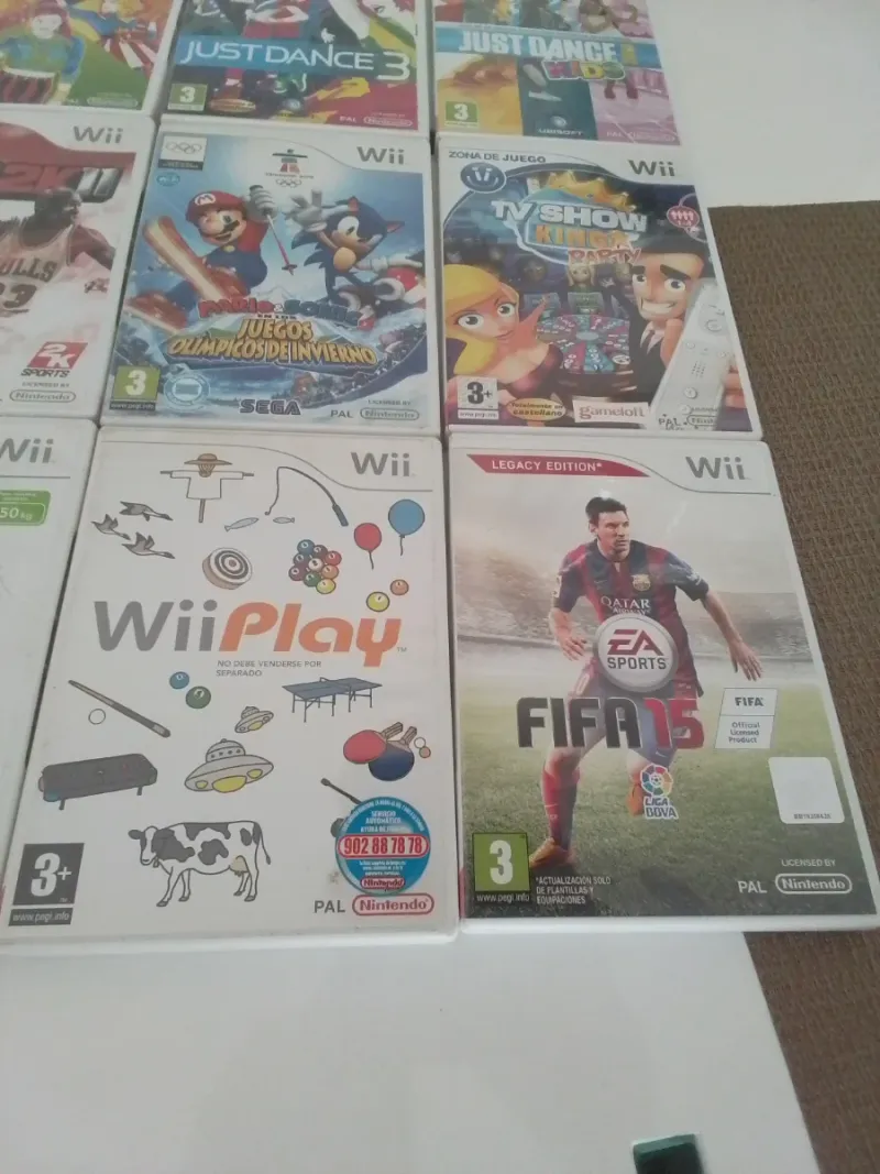 Lote 9 juegos Nintendo Wii afbeelding 7