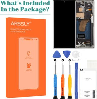 Schermo OLED Samsung S23 Ultra 5G LCD Nero