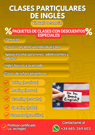 Clases Particulares de Inglés