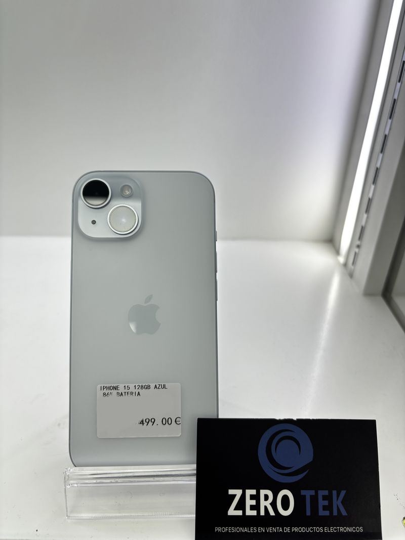 iPhone 15 128GB Azul Batería 86%