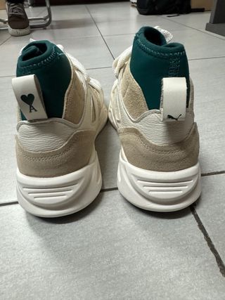 Zapatillas Puma Beige y Verde