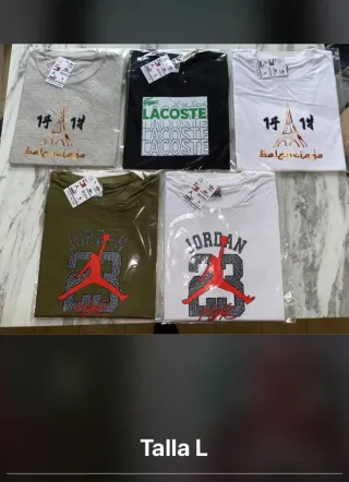Camisetas, conjuntos de mujer y hombre.