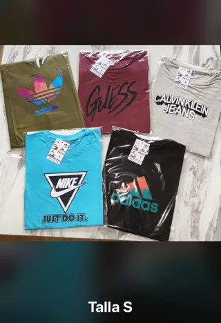 Camisetas, conjuntos de mujer y hombre.