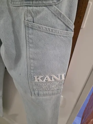 Jeans Karl Kani lavaggio chiaro – taglia M.