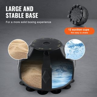 Entrenador de Velocidad de Boxeo, Saco de Boxeo con Soporte, Saco de Boxeo Reflex para Adolescentes y Adultos, Saco de Golpe Libre de Altura Ajustable con Guantes, Saco de Velocidad para Entrenami...