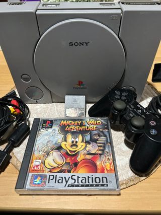 Consola PlayStation 1 con Mickey Wild Adventure