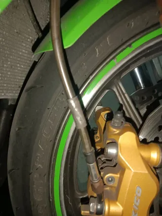 Kawasaki ZX6R 636 2006 Verde