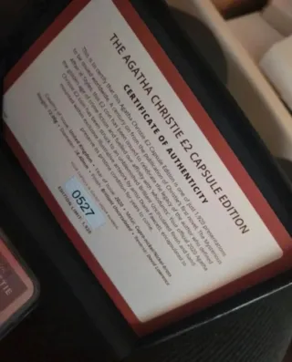 Moneda Agatha Christie £2 Edición Cápsula Limitada