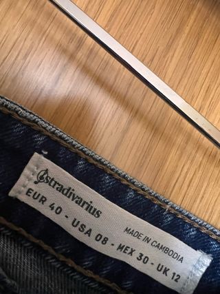 Falda vaquera Stardivarius Talla 40