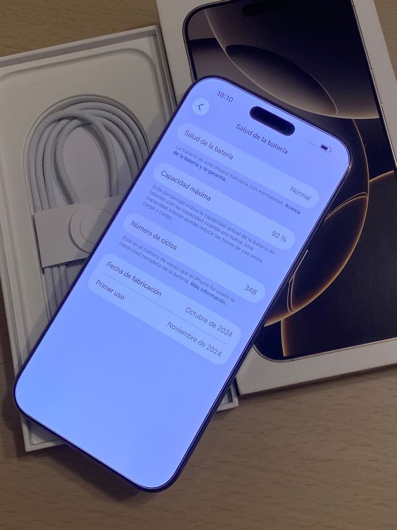 iPhone 16 Pro Max 256Gb Titanio Natural afbeelding 7