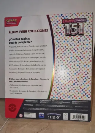 Álbum Pokémon 151 + booster bundle evoluciones pri