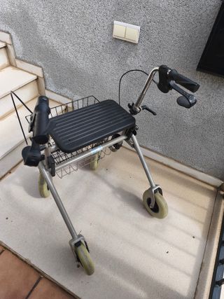 Andador ortopédico con cesta