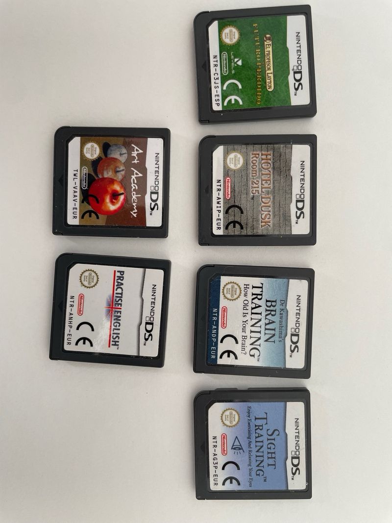 Nintendo DS Azul con 6 Juegos afbeelding 3