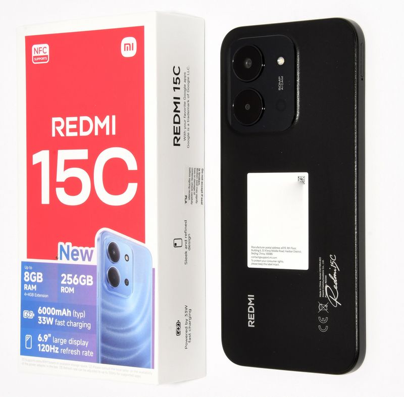 XIAOMI REDMI 15C 256GB NEGRO