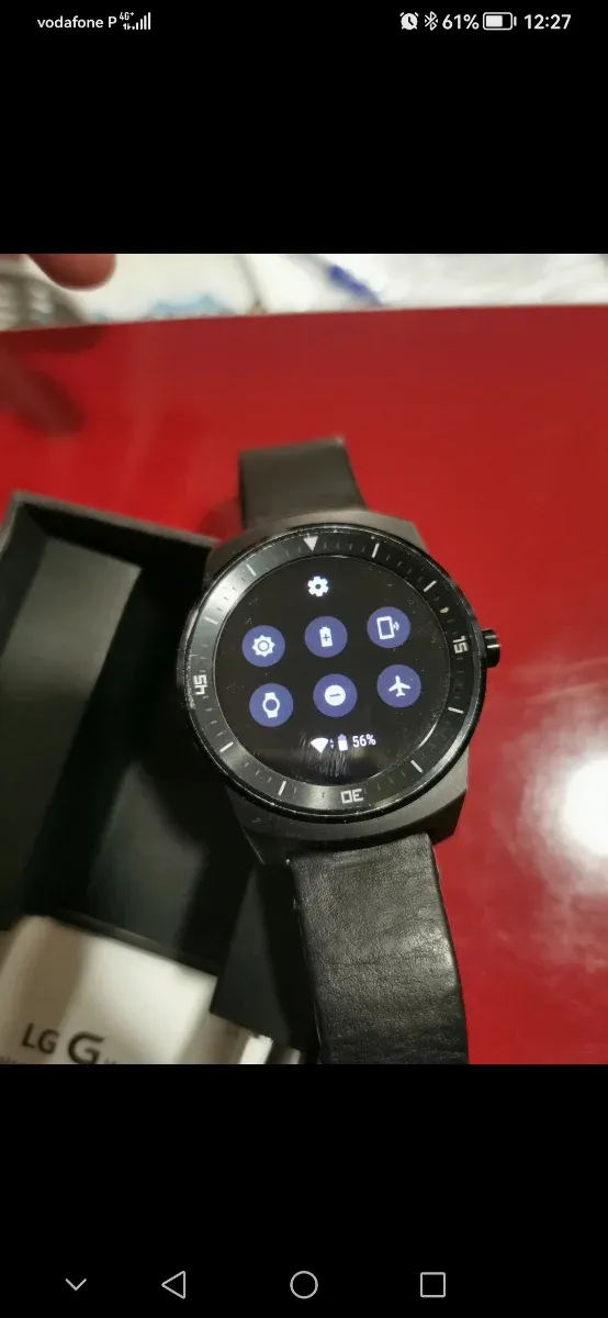 Reloj inteligente LG Watch R negro afbeelding 2