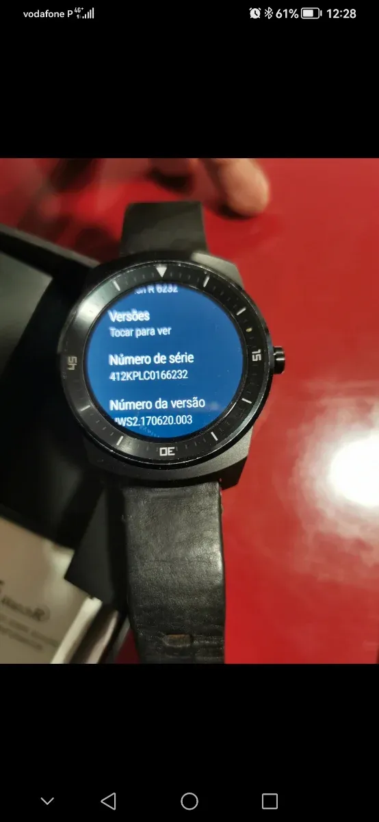 Reloj inteligente LG Watch R negro afbeelding 4