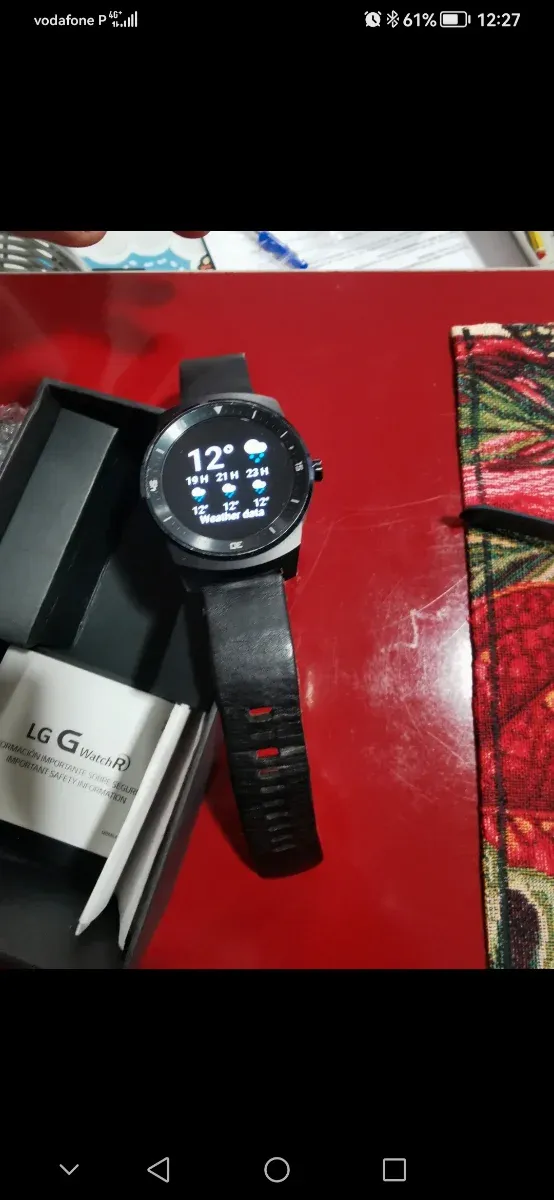 Reloj inteligente LG Watch R negro afbeelding 5