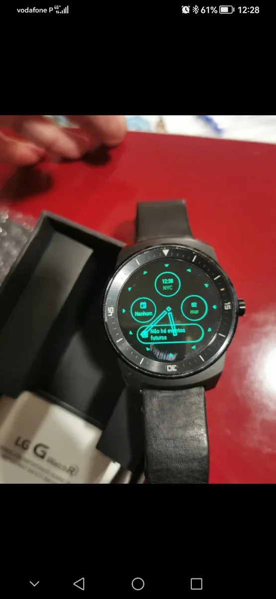 Reloj inteligente LG Watch R negro afbeelding 6