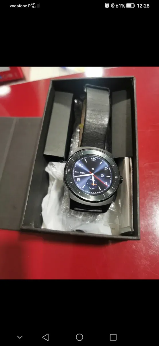 Reloj inteligente LG Watch R negro afbeelding 9