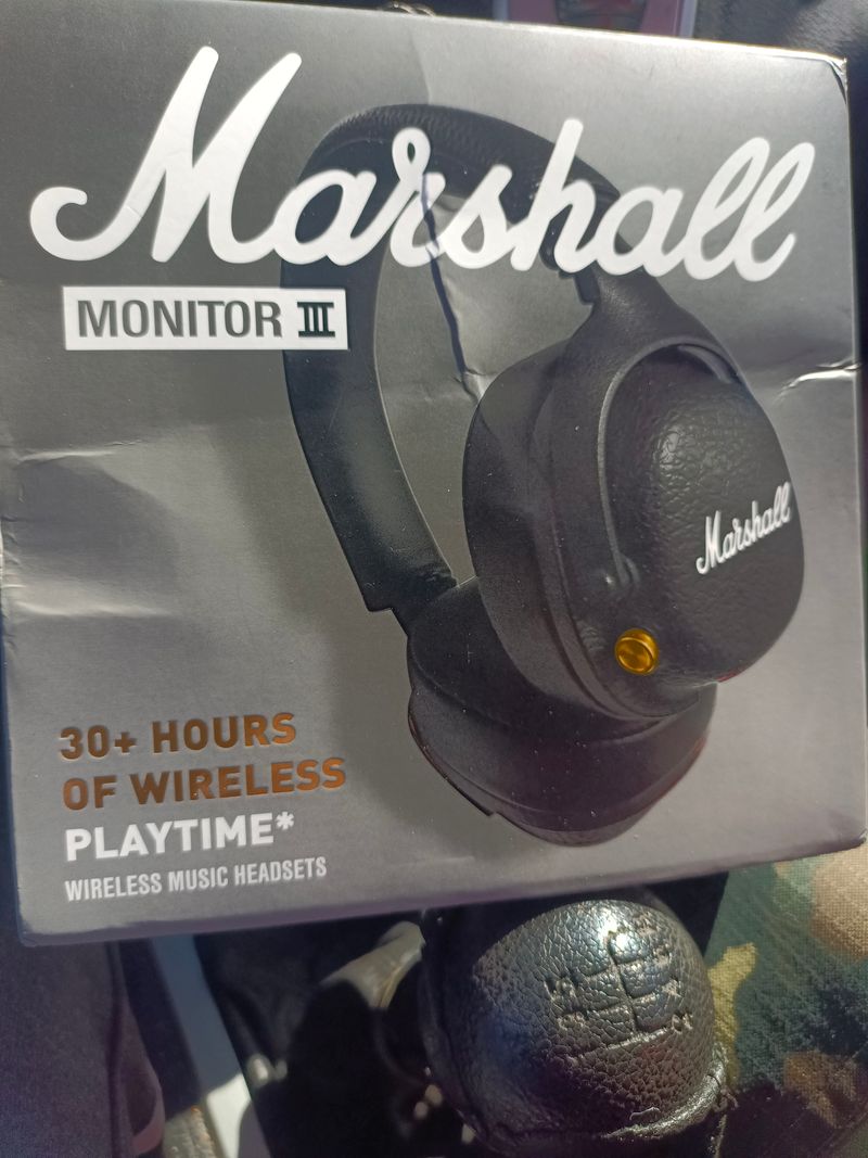 Cascos Marshall Monitor III Negro 30h