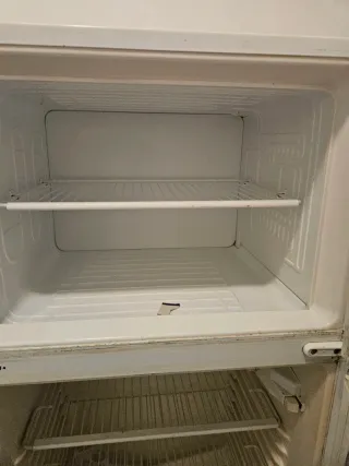 Nevera blanca 145 cm