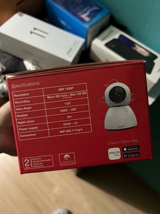 Cámara IP Wi-Fi Chacon Rotatoria HD 1080p