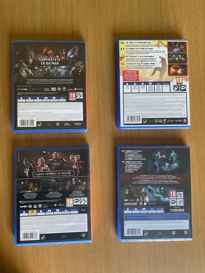 PS4 Juegos Batman, Cobra Kai, Injustice 2, Residen afbeelding 2