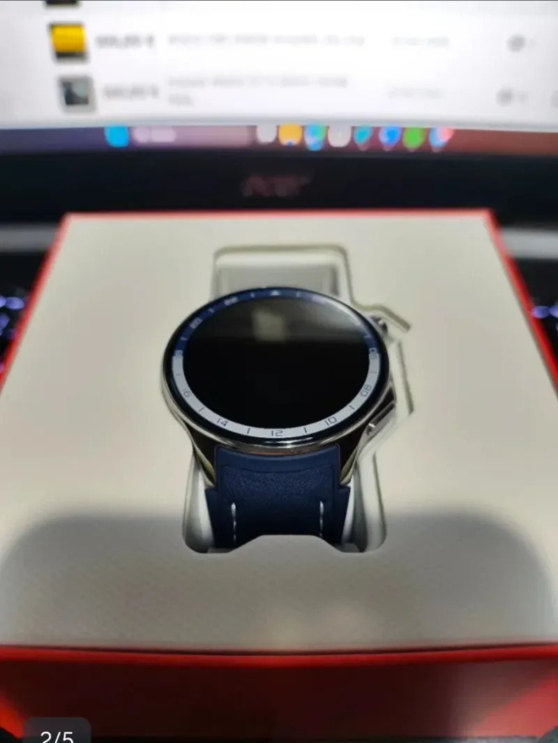 OnePlus Watch 2 Azul/Plata Impecable afbeelding 2