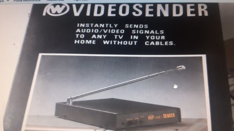 Videosender Trasmettitore Segnale Audio/Video
